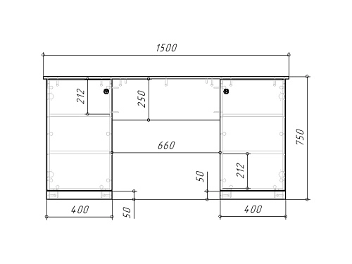 Письменный стол Стрекоза-4 Графит - фото 3