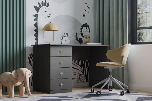 Письменный стол Стрекоза-2 Графит - фото 1