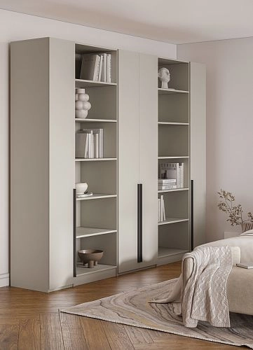 Шкаф распашной Хейсон-3 Кашемир Черный - фото 2