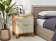 Тумба прикроватная Марвин Йорк фрезеровка 3 Сантьяго
