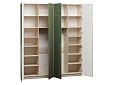 Шкаф распашной с антресолью Микос МДФ-4 Шарли green
