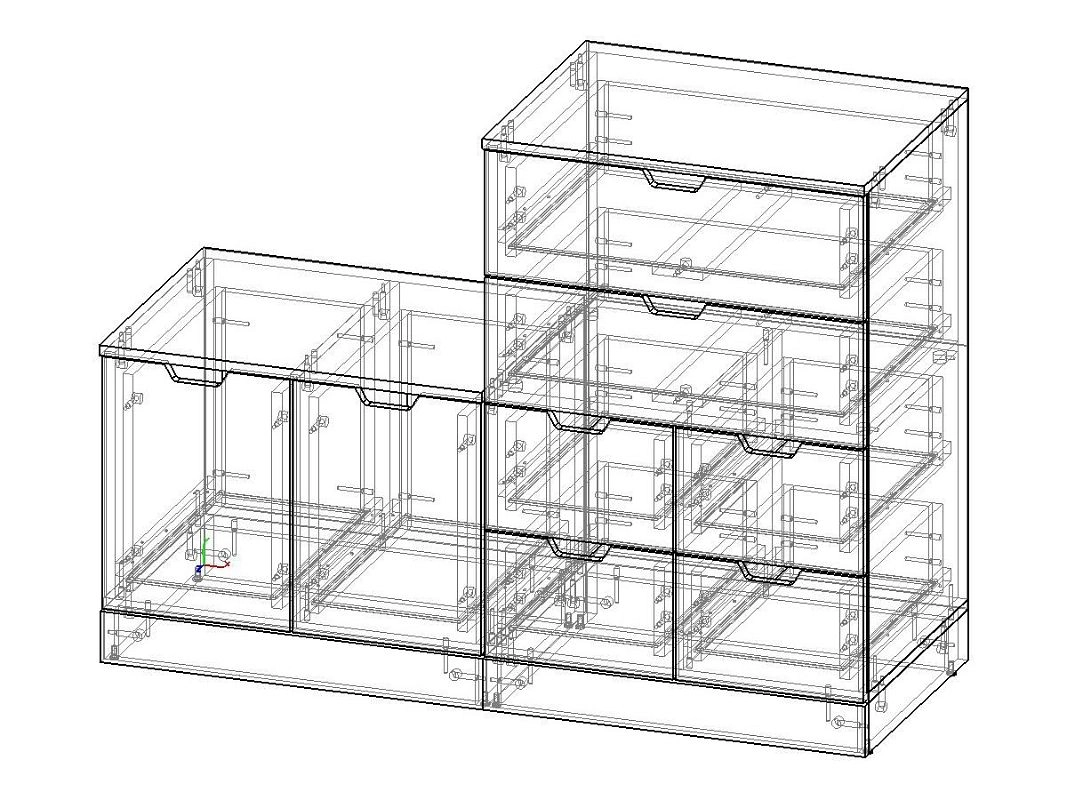 Комод Генри-8 МДФ Белый - фото 3