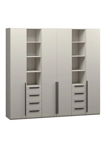 Шкаф распашной Хейсон-16 Кашемир Черный - фото 3