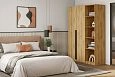 Шкаф распашной Лорена Пакс-2.1 Дуб Золотистый