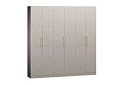 Шкаф распашной Дольче-6 МДФ Кашемир