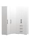 Шкаф угловой Мори-Хелена-13 Белый