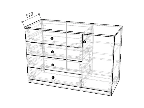 Стенка детская Стрекоза-4 Космея - фото 6