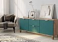 Комод Марвин Йорк 1 фрезеровка 11 Аквамарин