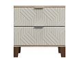 Тумба прикроватная Марвин Йорк фрезеровка 3 Сантьяго