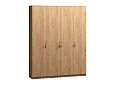 Шкаф распашной Монтана-4 Дуб Крафт Золотой