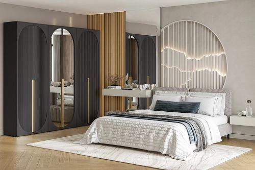 Шкаф распашной Брей-3.1 Черный - фото 1