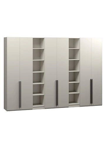 Шкаф распашной Хейсон-18 Кашемир Черный - фото 3