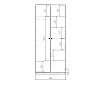 Шкаф распашной Стрекоза-2 Космея