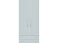 Шкаф распашной Калифорния-Стиль-4 Сумеречный Голубой