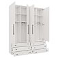 Шкаф распашной Калифорния-Стиль-9 Белый