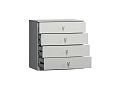 Комод Банни-4 Светло-Серый