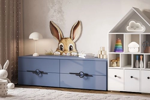 ТВ тумба Белиз 1 Альби полуночно-синий - фото 1