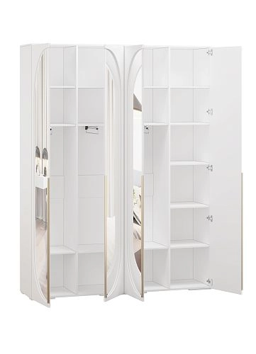 Шкаф распашной Брей-2.2 Белый - фото 3