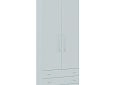 Шкаф распашной Калифорния-Стиль-4 Сумеречный Голубой