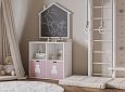 Стеллаж KIDS 7 Розовый Лайт