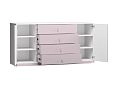 Комод Банни-3 Розовый Лайт