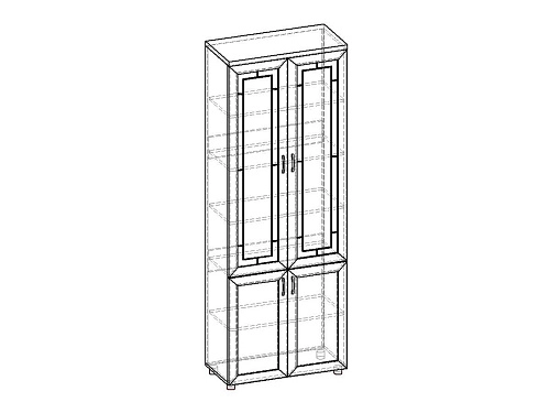 Шкаф распашной Премьер ШР.009.800-03/05 - фото 2
