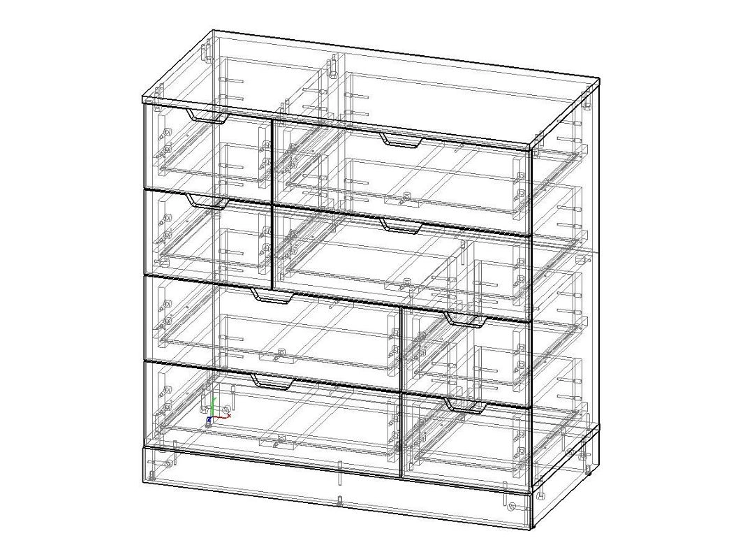 Комод Генри-13 МДФ Белый - фото 3