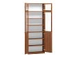 Стеллаж Билли-21 Хит Орех Экко с антресолью