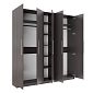 Шкаф распашной Калифорния-5 Графит