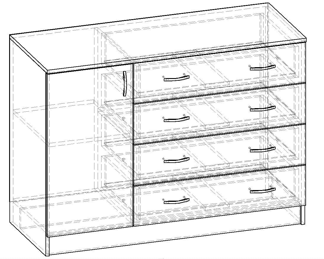 <p>Комод</p> Уют-3.3