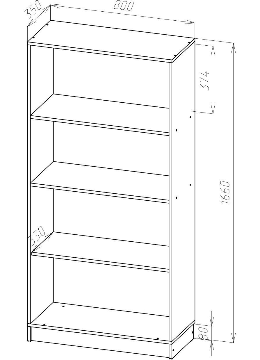 <p>Стеллаж</p> Сокол-35 (Ф-658810)