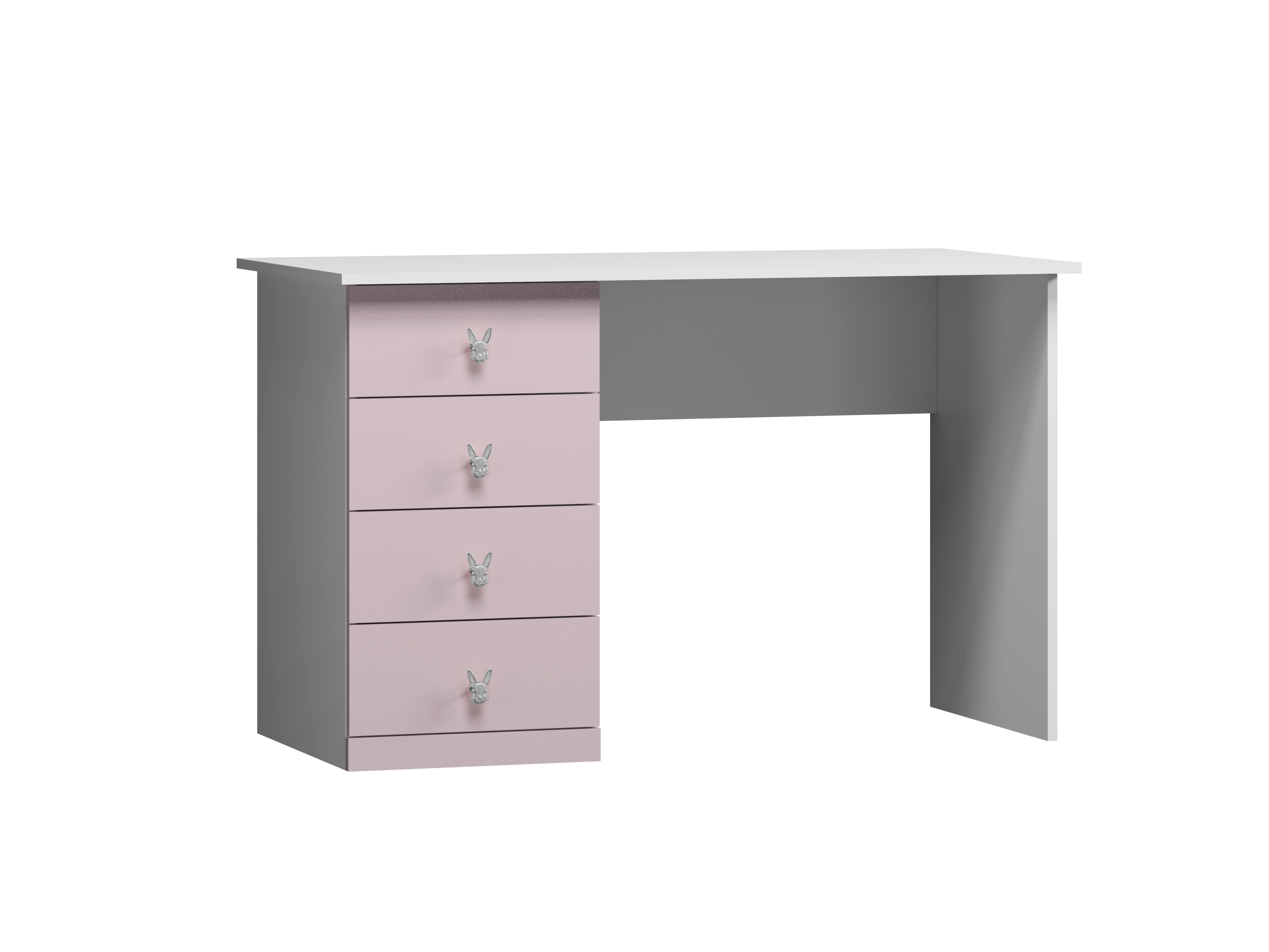 <p>Письменный стол</p> Банни-2 Розовый Лайт