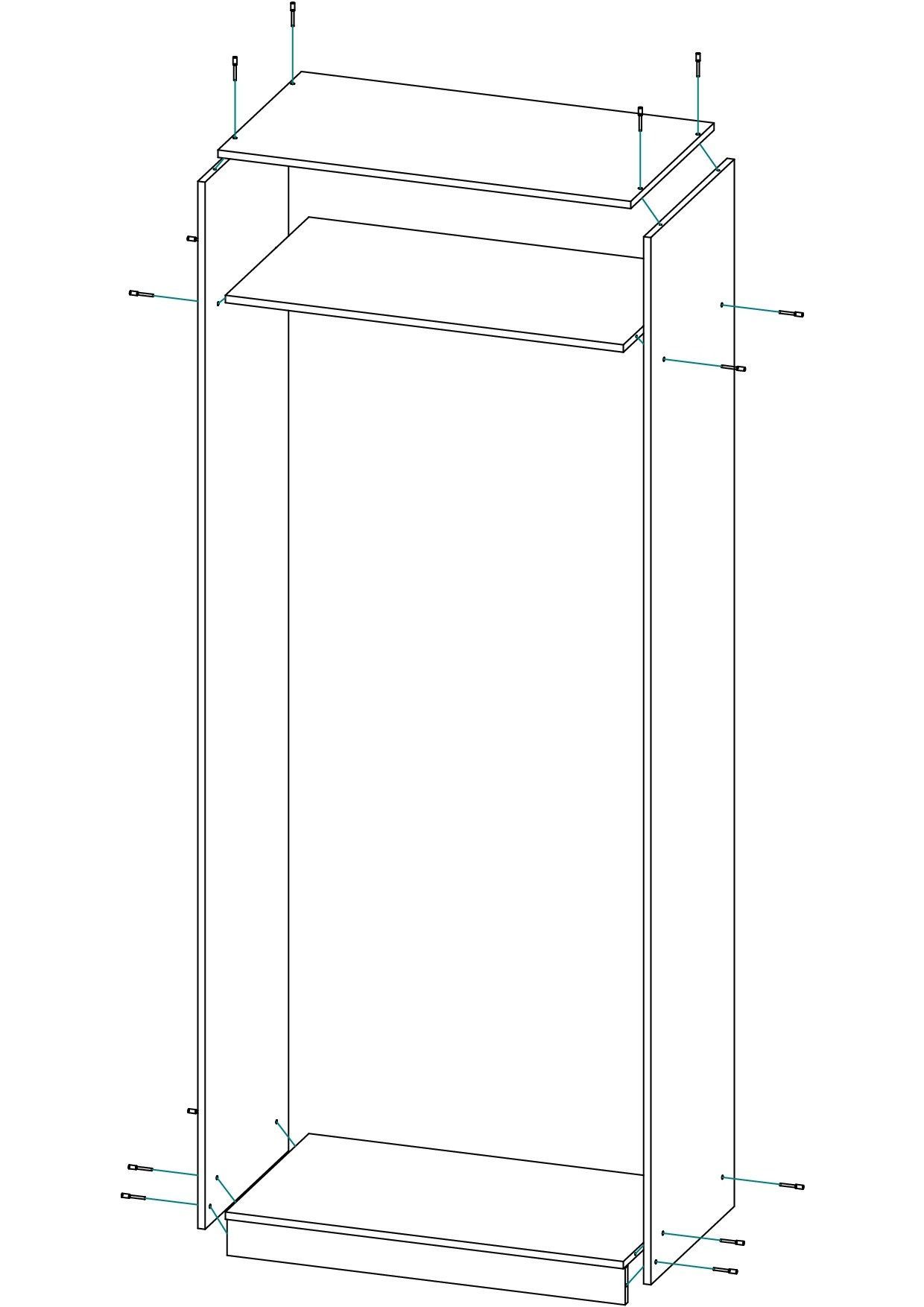 <p>Шкаф</p> распашной Зодиак 2 (Ф-670731)