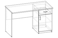 Письменный стол Лидер-1.1 1200 СП.006.1200-01
